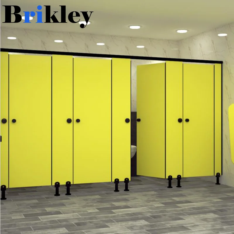 Modern Commercial Waterproof HPL Board Bathroom Toilet Partition details
