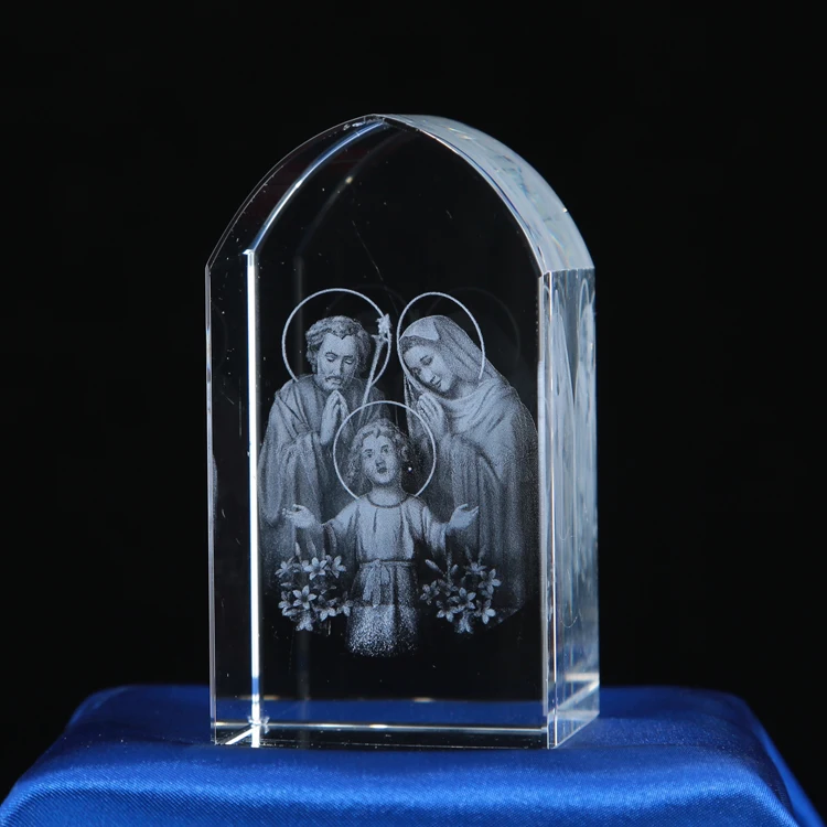 product wholesale cheaper products statues decoration supplier custom glass crystal catholic religious items-36