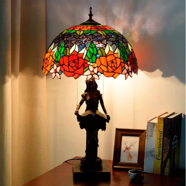 Actief Bonus Land Tiffany Lamp Vitral Wholesale Cheap Tiffany Stained Glass Led Desk Table  Lamp Bed Side Warm Light Reading Lights Hotel - Buy Tiffany Lamp Vitral, Tiffany Dier Lamp,Tiffany Lamp Ceiling Product on Alibaba.com