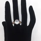 Zirconia Finest Quality 2021 Most Popular Jcubic Zirconia Ewelry Gold Rings For Women