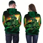 China Factory Seller Popular Big And Tall Animal Hoodies Green Hoodie Baja With Manufacturer Price