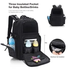 Large Waterproof Dad And Mom Diaper Bag Backpack Military Baby Diaper Backpack