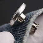 Button Customized Brass Metal Replacement Jean Button No Sew Instant Button Detachable Jean Button Pins For Jeans