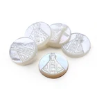 Shell Shell Wholesale Jewelry Mother Of Pearl Charm Religious Virgin Mary Sea Shell Carving Pendant Jewelry