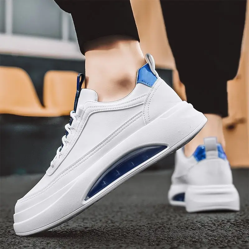 Men's Shoes 2024 New Trend Air Cushion Sneaker Thick Soled Men's Casual Sneaker Shoes