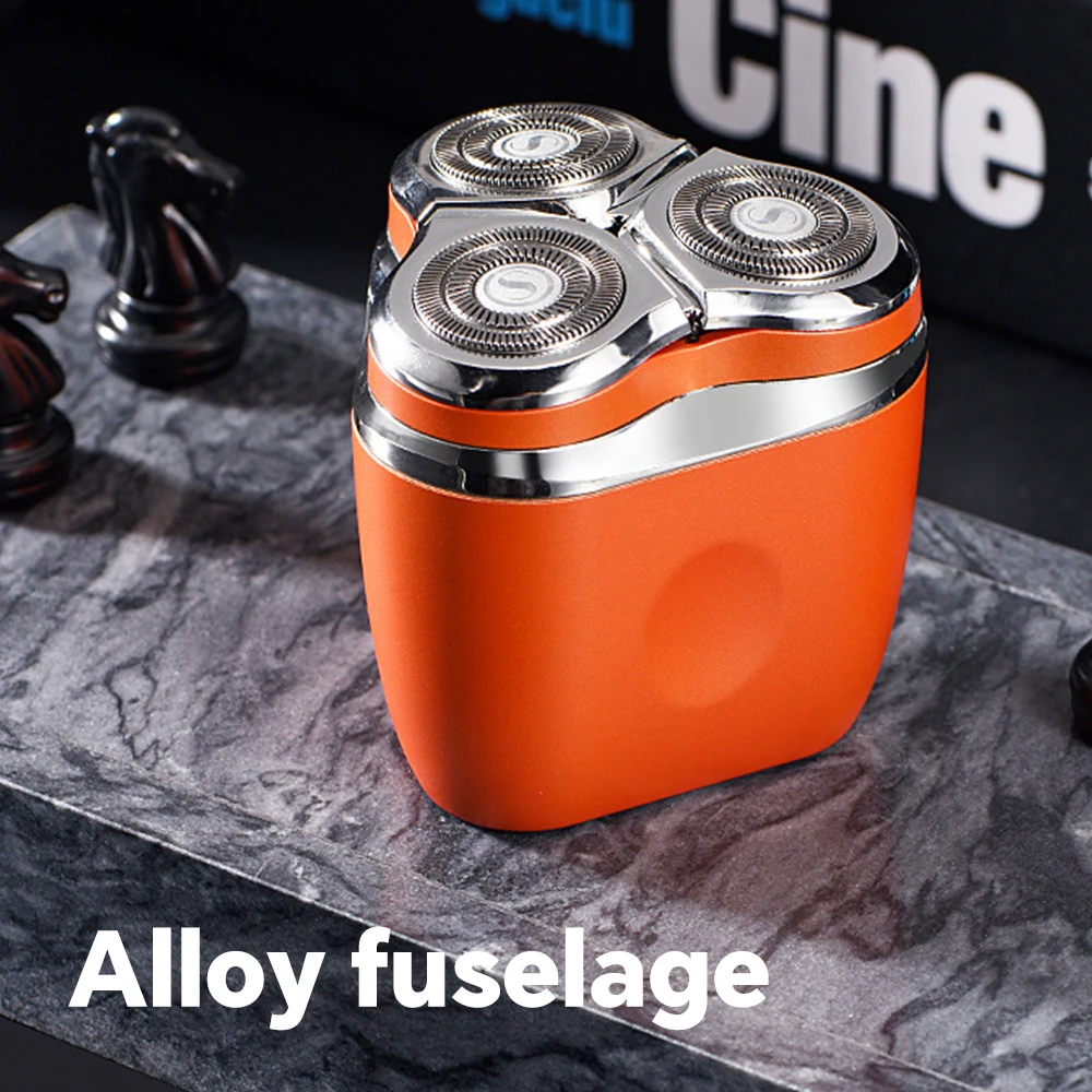 Portable Men's Electric Shaver Mini Digital Display Car Charging Beard Trimmer USB Power Source for Household RV Hotel Use manufacture