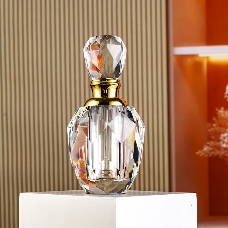 product wholesale hot sale dignified fashion glass empty bottle 12ml crystal perfume bottle-7