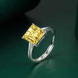 New Arrival Moissanite Diamond Zircon Open Wedding Finger Ring Women Adjustable Party Cz Engagement Knuckle Ring