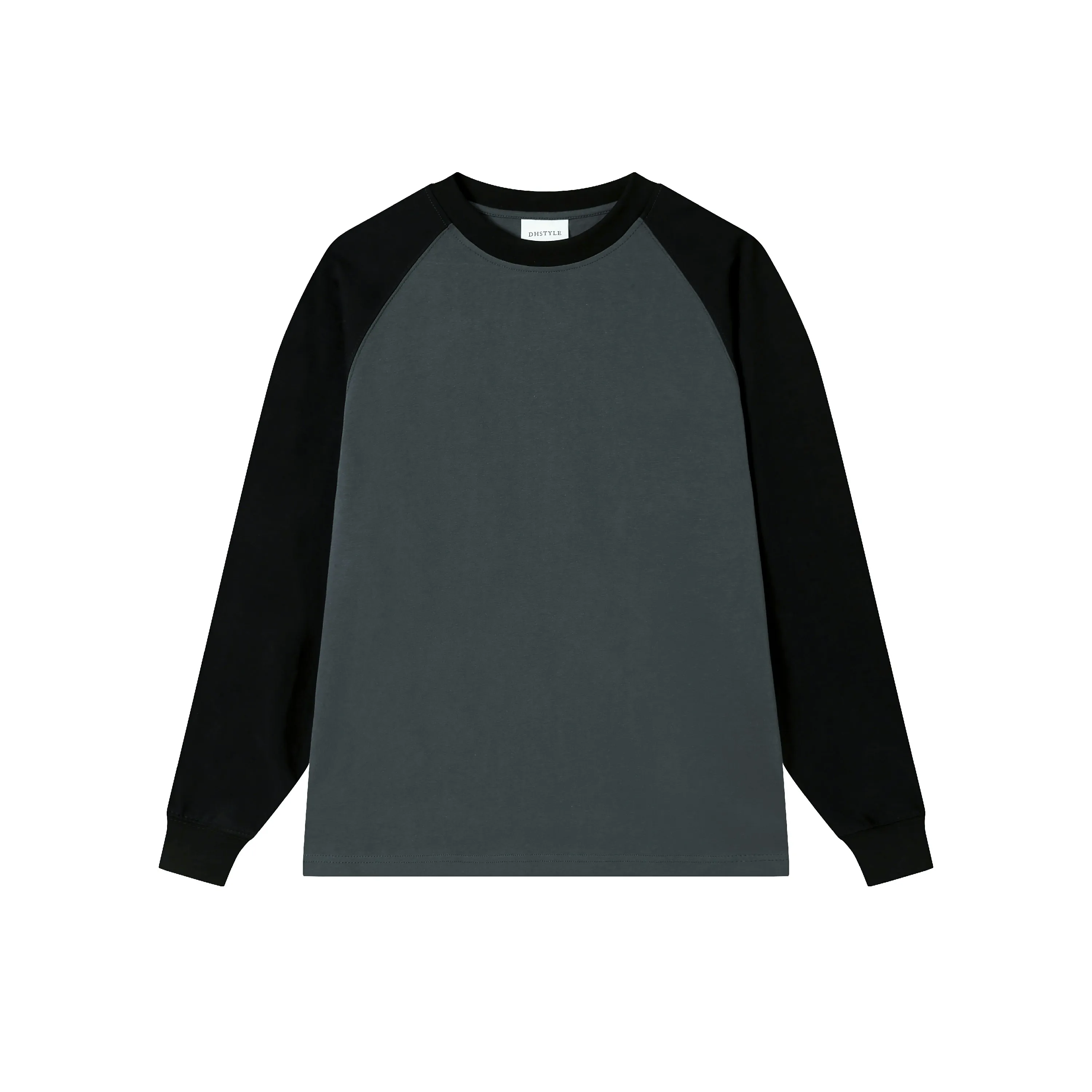 t-shirts oversize new 260g long-sleeved woman autumn casual 100% cotton heavyweight t-shirt