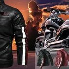 Leather Men's Leather Jacket For Biker Distressed Genuine Lambskin Top Quality Material Parka Jacket Men