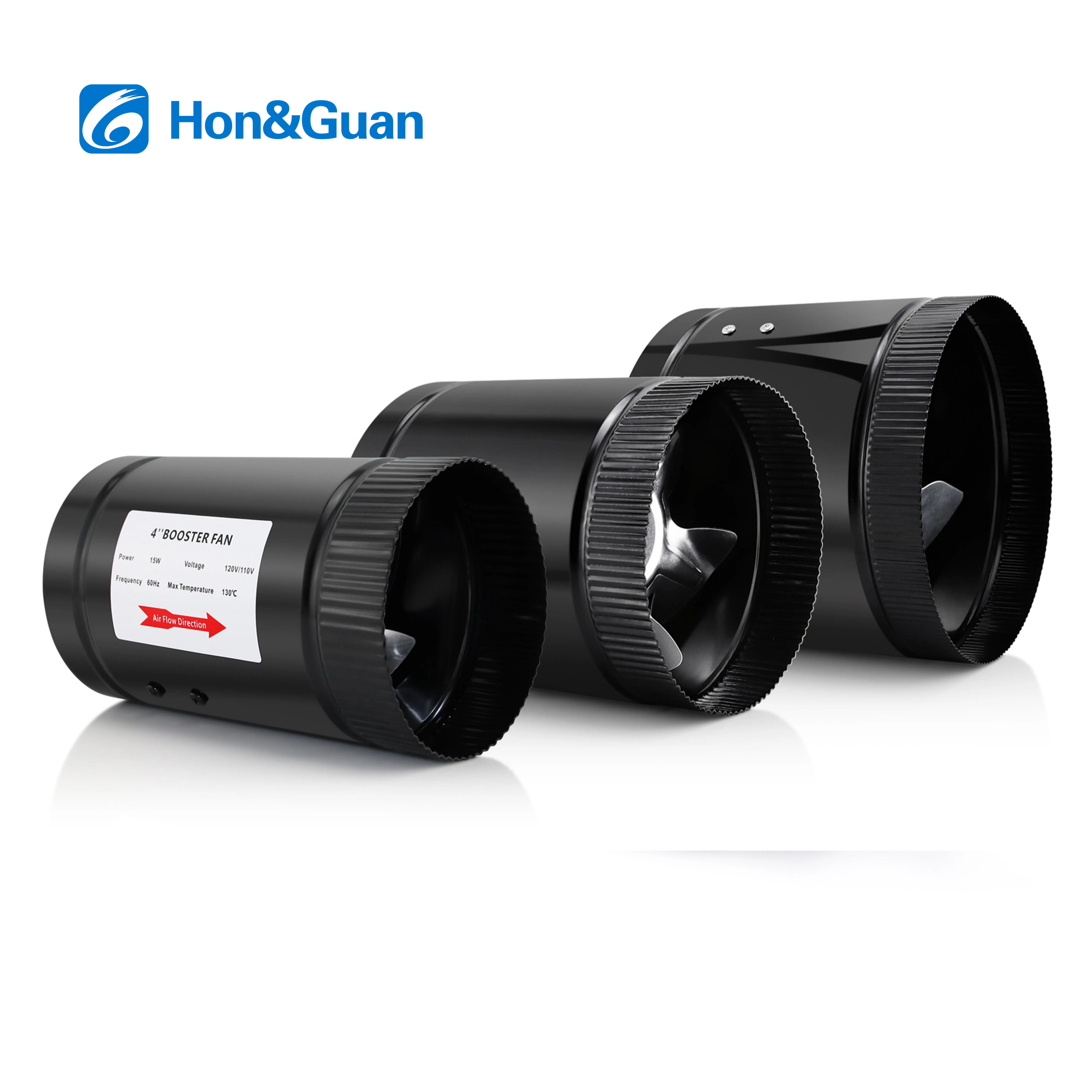 Metal Inline Booster Fan, PSE, Steel - detail 2