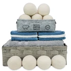 7 cm organic handmade laundry wool dryer balls