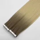 Tape Factory Wholesale Price 100% Cuticle Aligned Virgin Human Hair Skin Weft Tape In Hair Extension