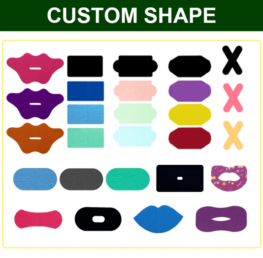 product breathable mouth tape strong hold and irritation free adhesion gentlecomfortable mouth sleep strips for sensitive skin-4
