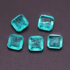 Gem Stones Hot Brazilian Paraiba Color Synthetic Tourmaline Square Cushion Gem Stones