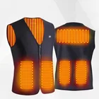 USB 5V Heated Winter Warm Carbon Fiber Washable Neoprene Vest Electric Charging Heating Coat Jacket Vest