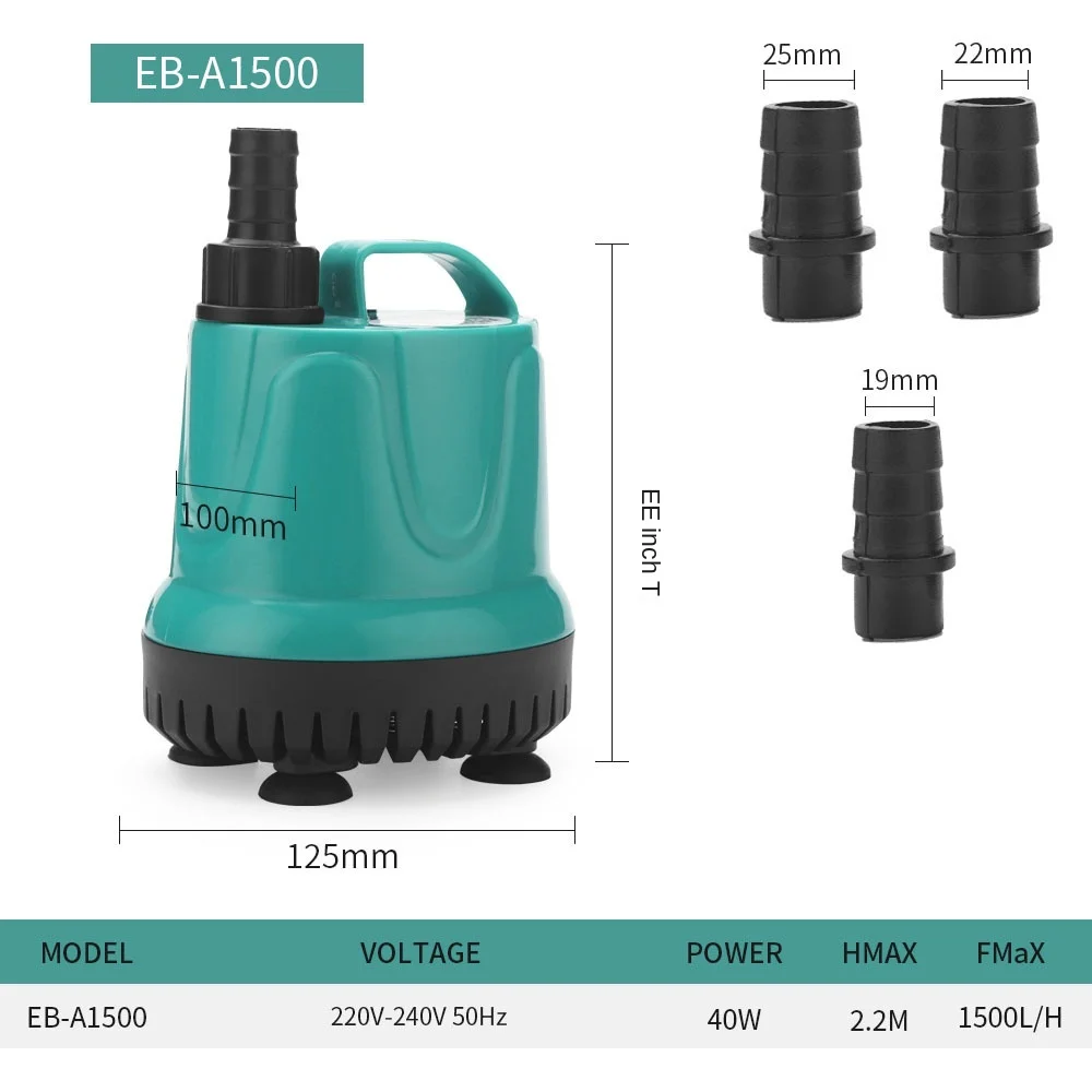 Fish tank Submersible Pump Bottom suction aquarium pump bottom filter mute manure Suction Water Pump Bottom inletpump