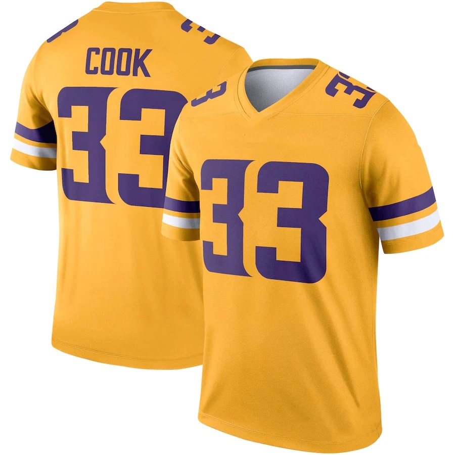 Wholesale Minnesota City American Football Jersey Men's Viking S Purple Team Uniform 18