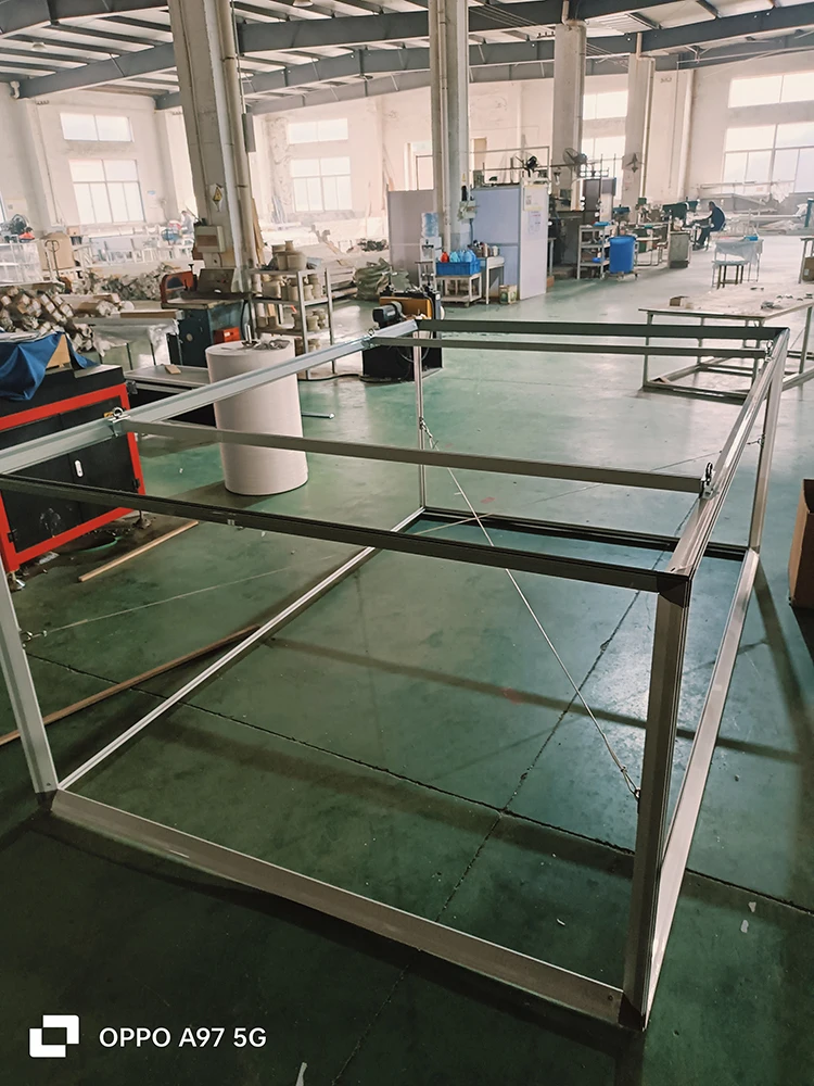 product custom printed portable backlit trade show booth display walls led light box backlit poster exhibition display-9