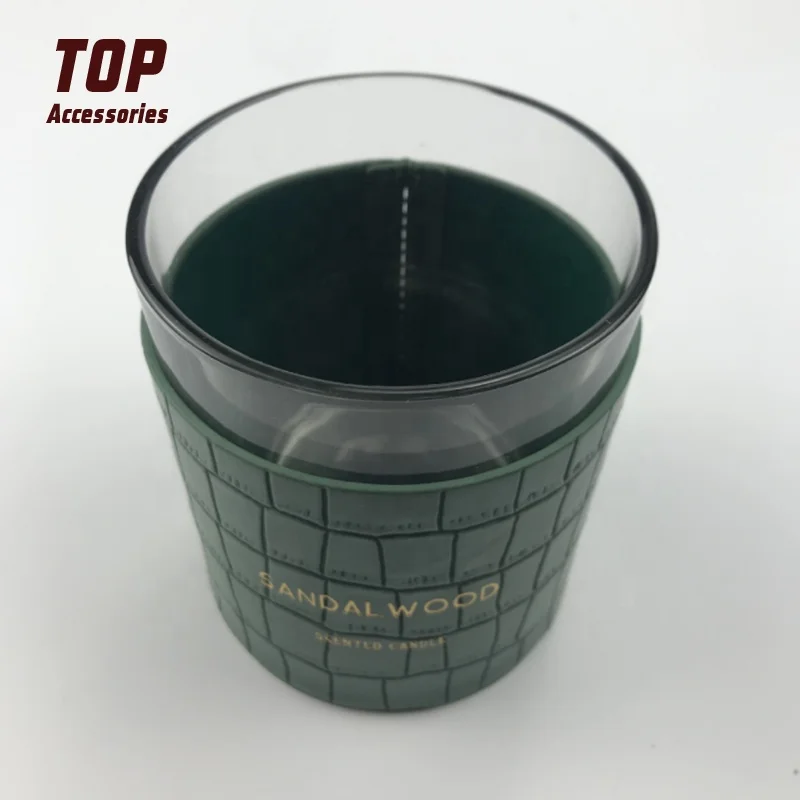 New Arrival Leather Cup Drink Sleeves Holder Reusable Hot Coffee Cup Sleeves