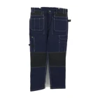 Blue OEM 100% Cotton Blue Or Navy Color Cargo Trousers Men's Workwear Durable Jean Pants