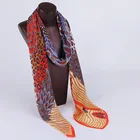 Scarf Scarfs Hot Sell Stripe Custom Digital Print Pattern Scarves Ladies Scarf Large Silk Scarfs