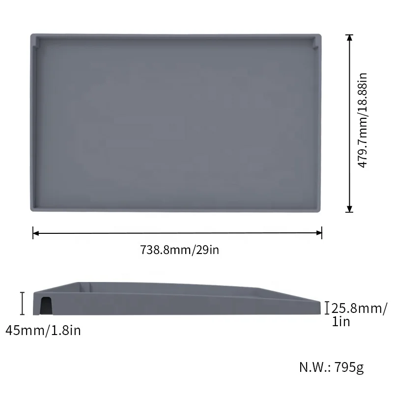 36 inch Silicone Griddle Mat for Blackstone Griddle Top covers Protector Mats Silicon Griddle Buddy Grill Mat Cover