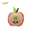 Pear Manufacturer Wholesale Custom Apple Banana Pear Crinkly Plush Cat Toy Set With Catnip