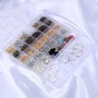 Jewelry 1000 Pcs Clasps Hooks Pins Rings Jewelry Making Supplies Kit Charms For Jewelry Making
