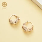 Earrings Earringsearrings Elfic Gold And Tricolor Original Design Sense Earrings Virgin Mary