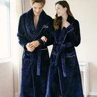 Girls Girls Fleece Hooded Hotel High Quality Thermal De Mariage Robe Bathrobe With Collar