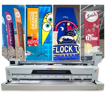 3.2m Direct print polyester Fabric flag Printing with i3200 print head all in one textile printer