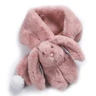 Scarf Fur NICI Plush Scarf For Kids Lovely Cartoon Toy Head Decorative Kids Scarf Winter Warm Rabbit Fur Baby Scarf
