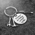 Item Promotional Item Stainless Steel Keychain Dad Hammer Screwdriver Wrench Dad's Tool Father's Day Gift Set
