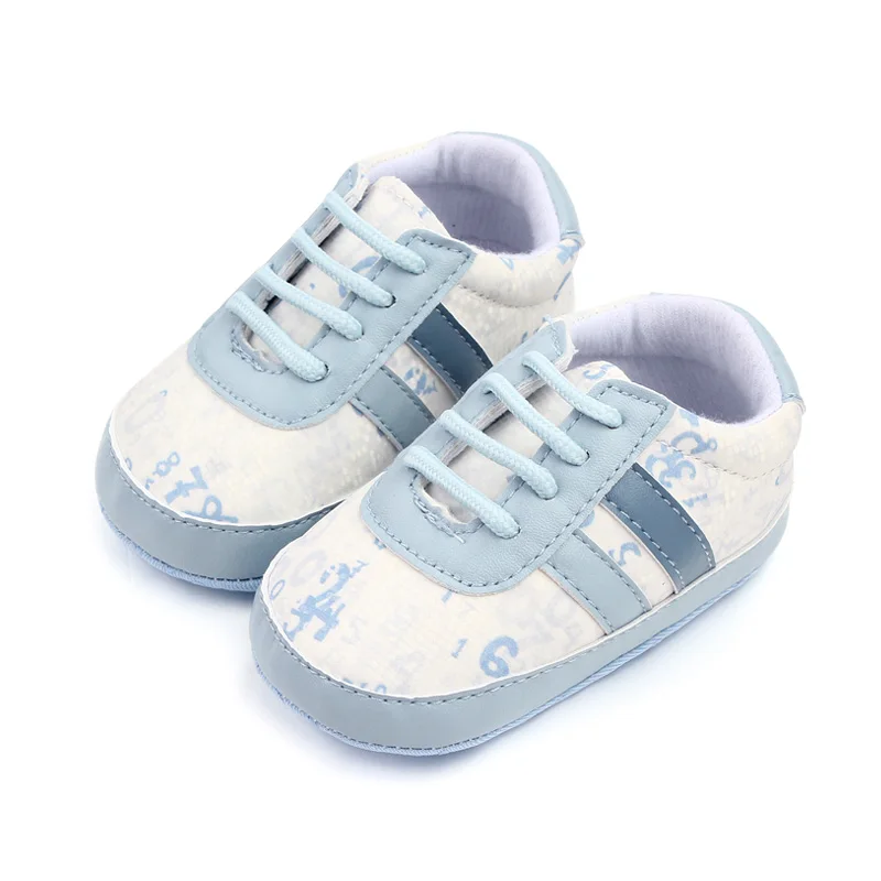 Spring and Autumn New Light Color Digital Decorative Baby Boy and Girl Leisure Walking Shoes details