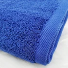 Blue Towel Supplier Luxury Customized Cheap Wholesale Hand Custom Egyptian Set Hotel 100% Cotton Dark Blue 16s Bath Towel