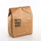 Cooler Cooler Bag Insulated High Quality Brown Durable Washable Paper Bag Insulated Lunch Cooler Tyvek Bag