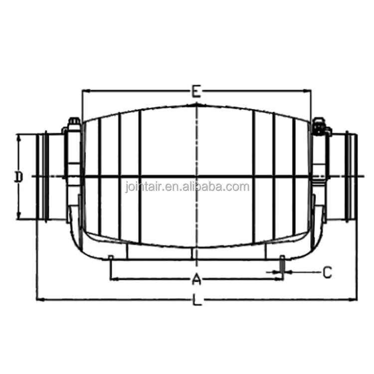 Inline Duct Fan, HVAC, Plastic - detail 14