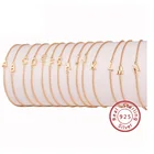 Sterling Silver Initial Personalized 925 Sterling Silver Initial Letter A-Z Gold Sideways Necklaces