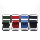 Camping Backpack Large Collapsable Storage Folding Fishing Chair With Cooler Bag
