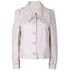 Autumn Jacket 2021 New Autumn Fashion Ladies Lambskin Jacket Girls White Real Leather Jacket