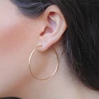Stainless Steel Hoop Earrings 14k Gold Jewelry Wholesale 316l Stainless Steel Hoop Earrings Circle Earrings