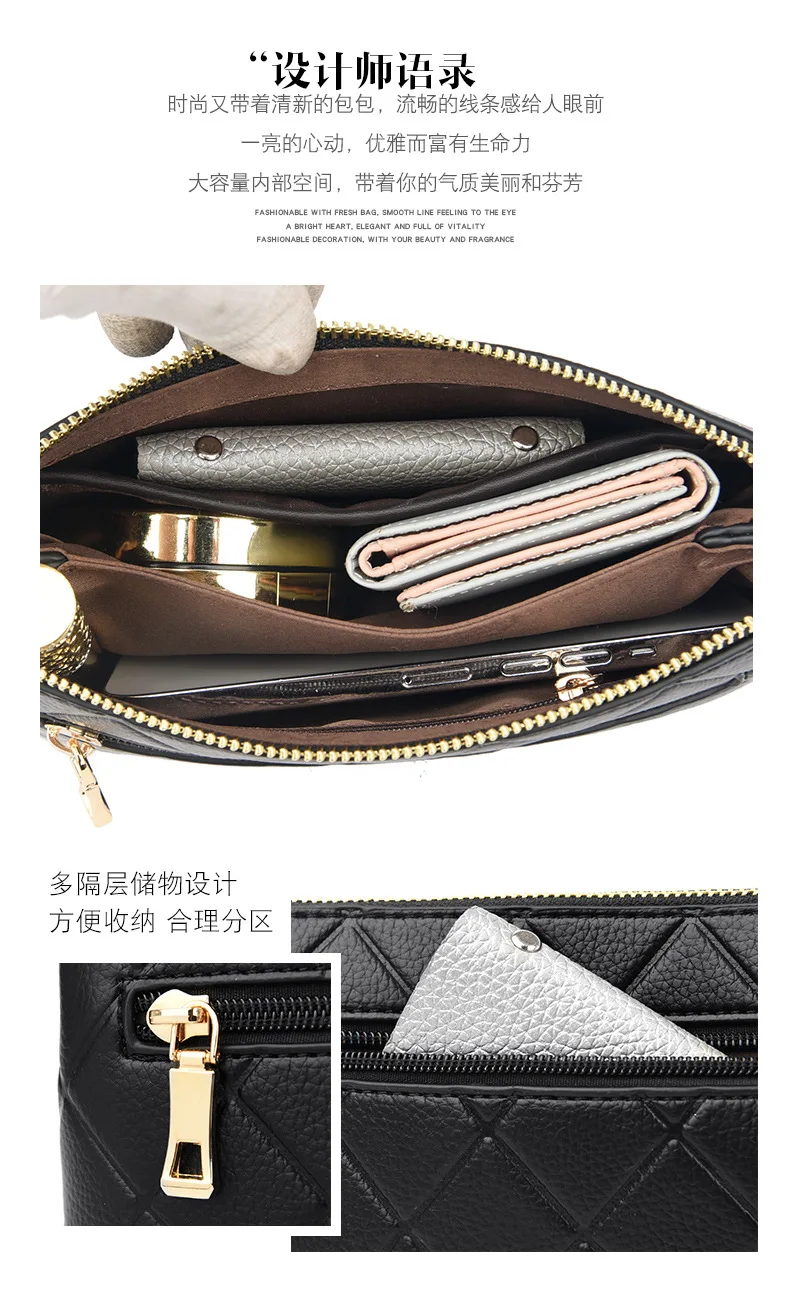 New Luxury Ladies Bag Shoulder Bags Wholesale Fashion Crossbody Handbag Leather Tote Handbags And Purses For Women