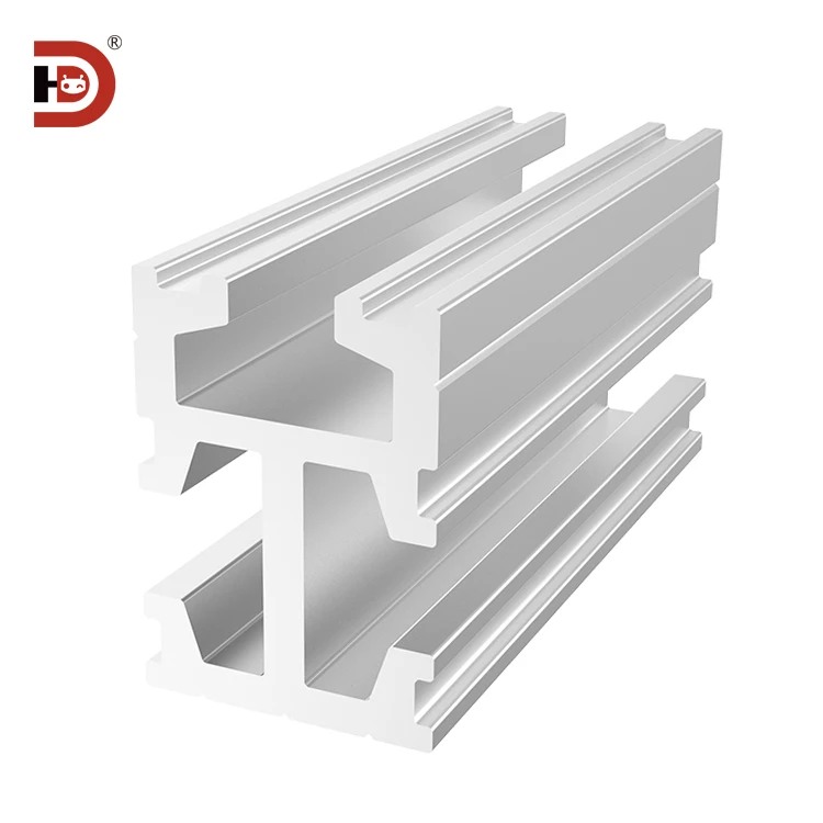 Industrial Extruded Aluminum Profiles 1818 1825 2430 Mechanical Arm Accessories Double groove Three groove Aluminum Bars supplier