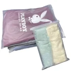 Logo Packaging Bag Printable OEM Custom Logo Print Eva Plastic Clothing Packaging Zipper Bag On Selling