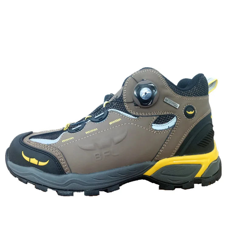 Men Waterproof Security Genuine Leather 