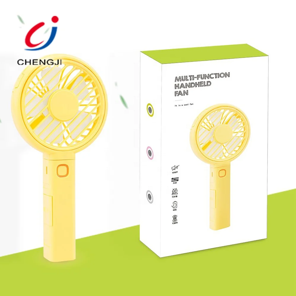 Summer plastic mini wind educational cute colorful promotional hand fan toy