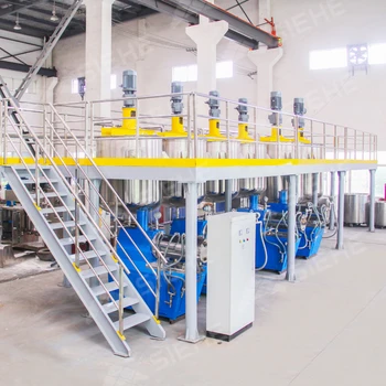 Paint Production Line Automatic For Painting Liquid Coating Mixing Line