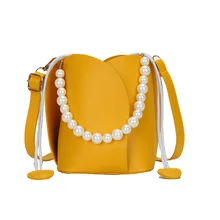 ZHUIYU Fashion Women embroidery logo Travel Waterproof purse PU leather popular fairy handbags trendy bucket bag