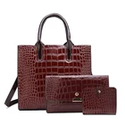High Quality Leather Wallet Handbag Tote Bag For Men Luxury Women Designer Handbag Set